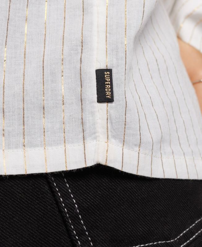 blusa upspec mulheres branco roupas Superdry 2208H2195