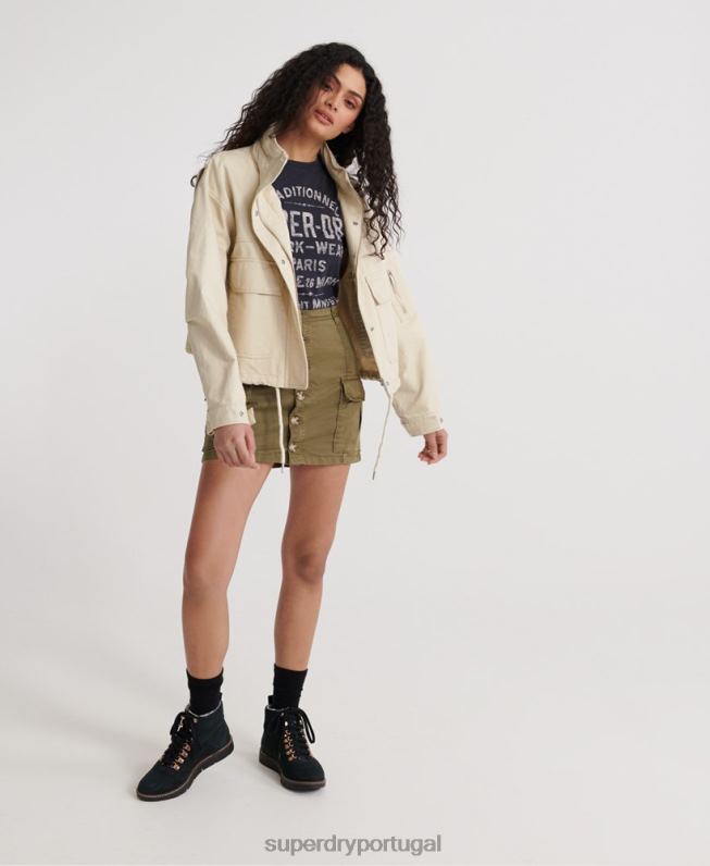 camiseta de trabalho mulheres marinha roupas Superdry 2208H2863