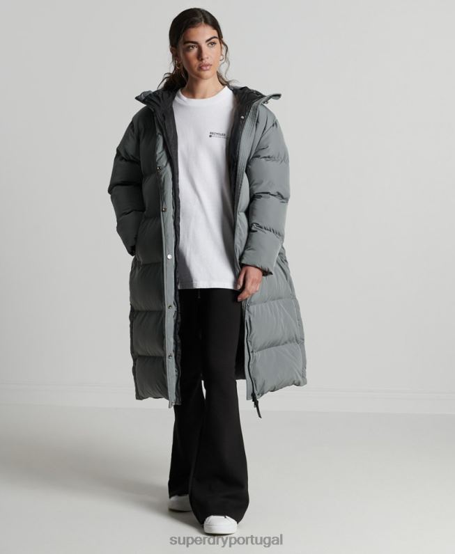 camiseta micro top reciclada mulheres branco roupas Superdry 2208H6255