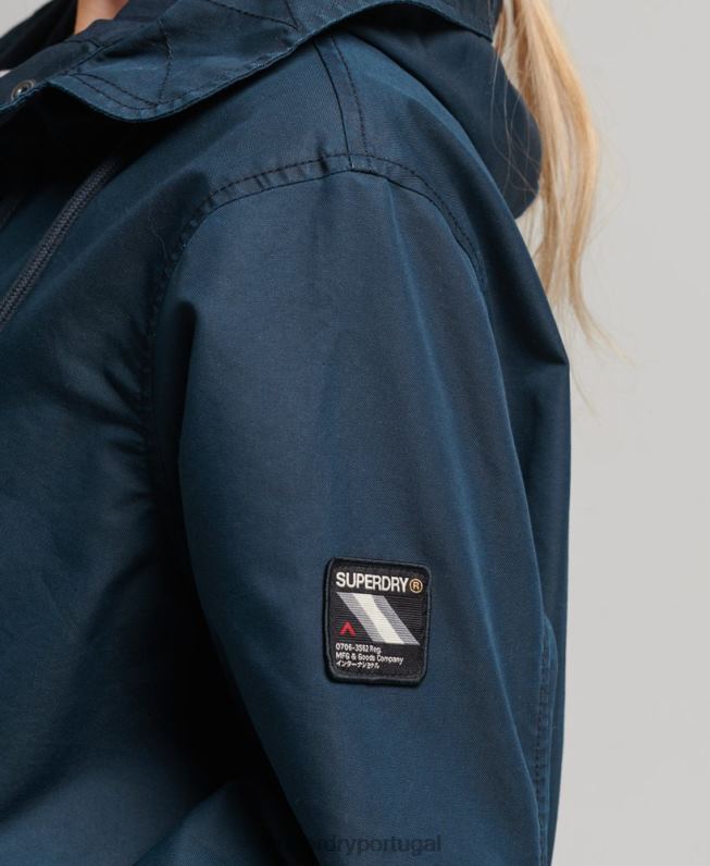 casaco de campo mulheres marinha roupas Superdry 2208H3545