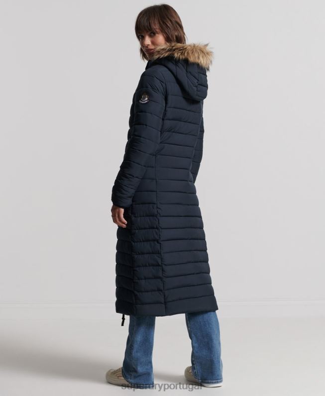 casaco fuji super palangre mulheres marinha roupas Superdry 2208H3816