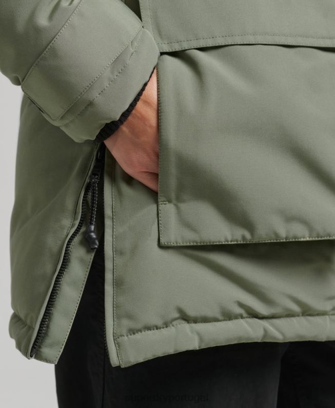 casaco parka xpd everest mulheres caqui roupas Superdry 2208H3655