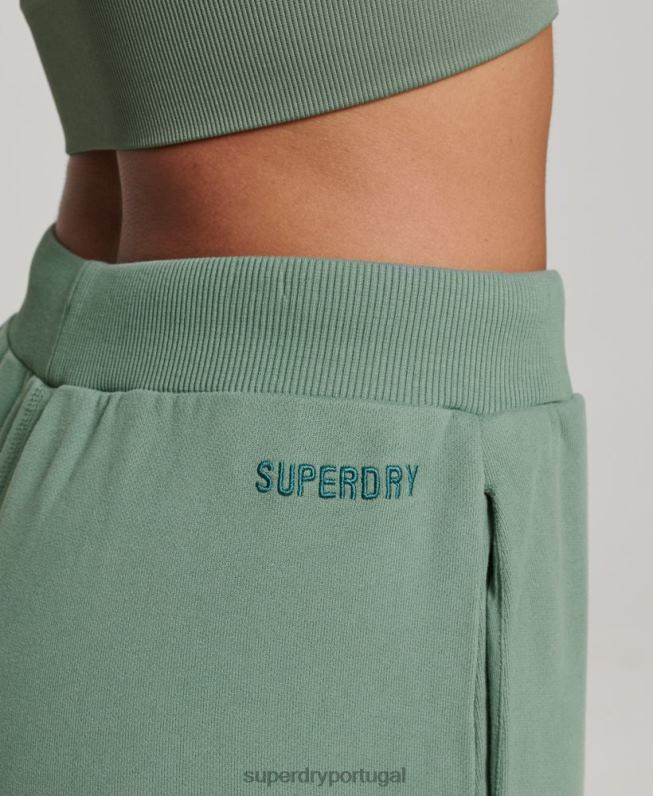 corredores altos do núcleo mulheres verde roupas Superdry 2208H3901