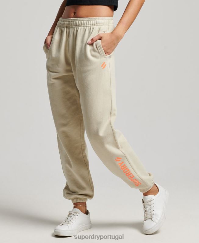 corredores de esportes principais mulheres bege roupas Superdry 2208H3902