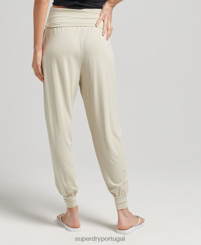 corredores de harém de estúdio mulheres bege roupas Superdry 2208H3946
