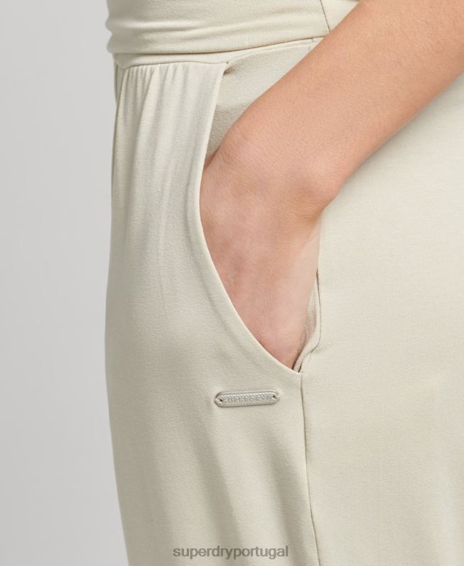 corredores de harém de estúdio mulheres bege roupas Superdry 2208H3946