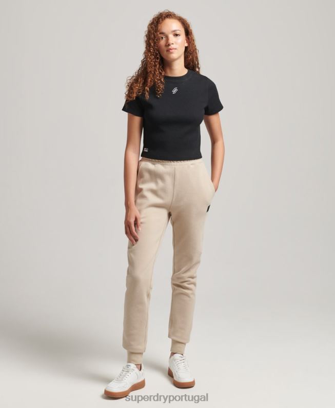 corredores de tecnologia mulheres bege roupas Superdry 2208H3917