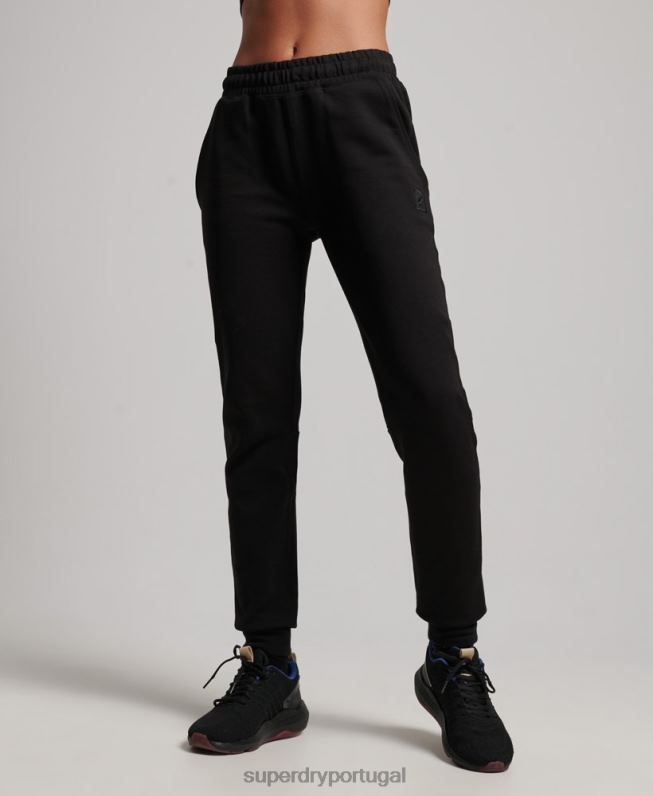 corredores de tecnologia mulheres preto roupas Superdry 2208H3921