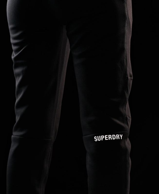 corredores de tecnologia mulheres preto roupas Superdry 2208H3921