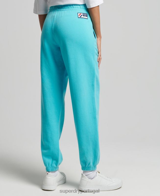 corredores essenciais do namorado mulheres turquesa roupas Superdry 2208H3932