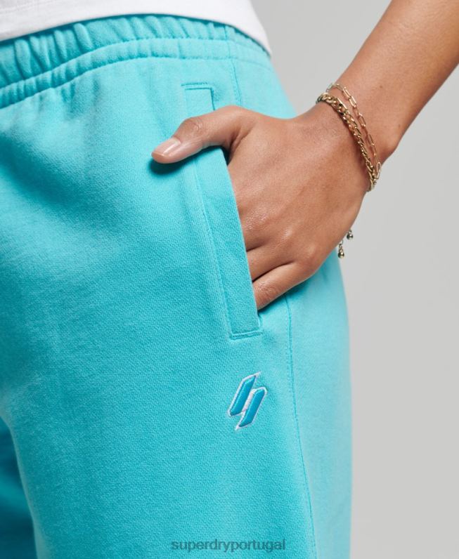 corredores essenciais do namorado mulheres turquesa roupas Superdry 2208H3932