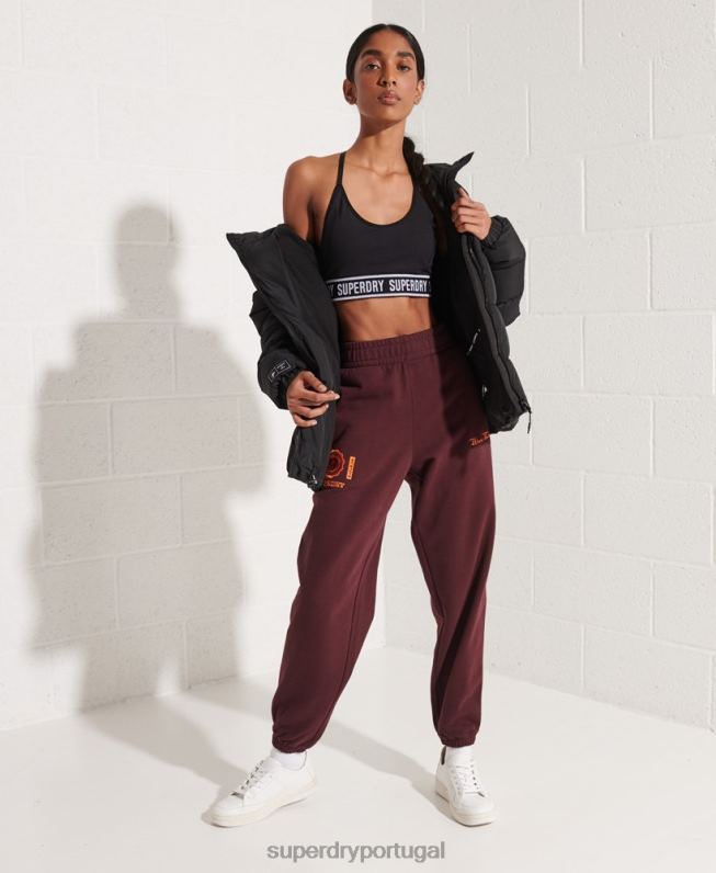 corredores gráficos da faculdade mulheres vermelho roupas Superdry 2208H3938