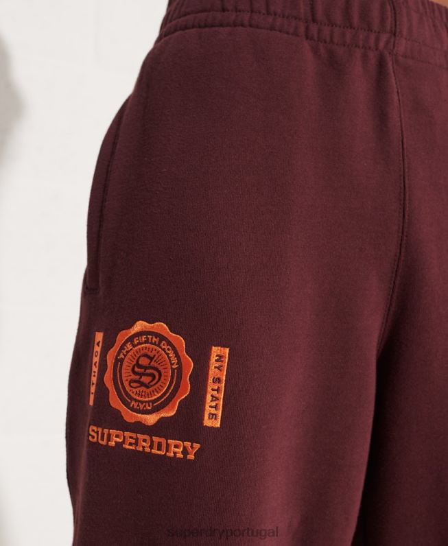 corredores gráficos da faculdade mulheres vermelho roupas Superdry 2208H3938