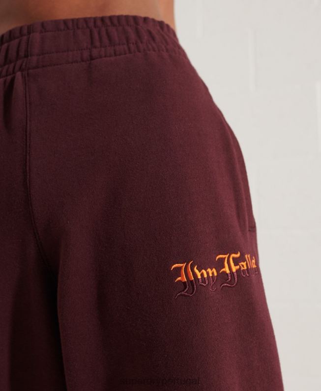 corredores gráficos da faculdade mulheres vermelho roupas Superdry 2208H3938