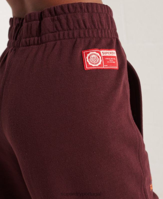 corredores gráficos da faculdade mulheres vermelho roupas Superdry 2208H3938