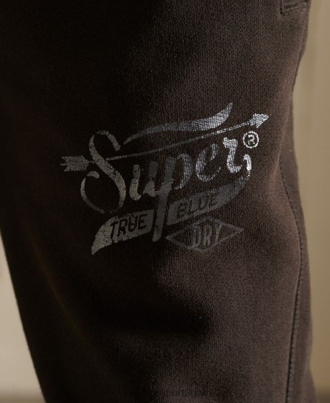 joggers de roupa de trabalho estilo script mulheres marrom roupas Superdry 2208H6584