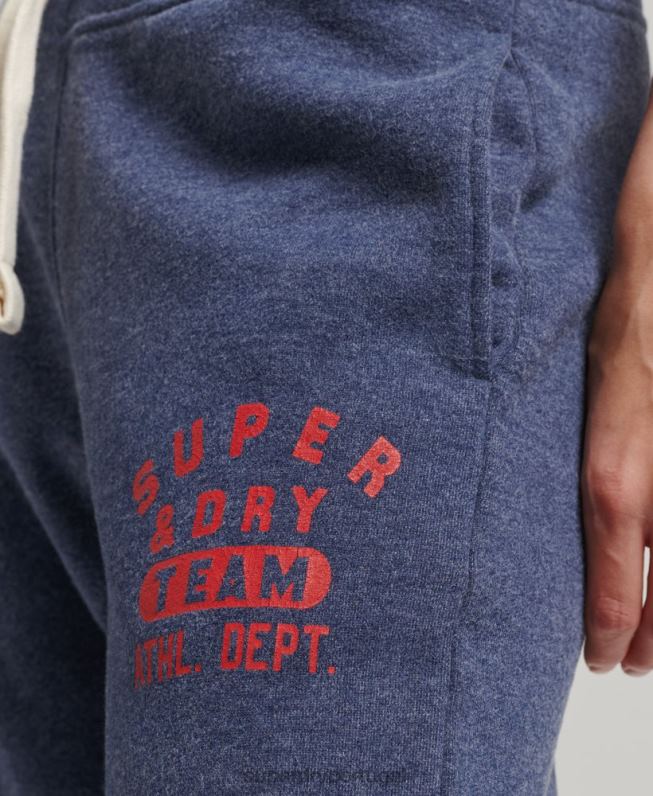 joggers universitários vintage mulheres marinha roupas Superdry 2208H6754