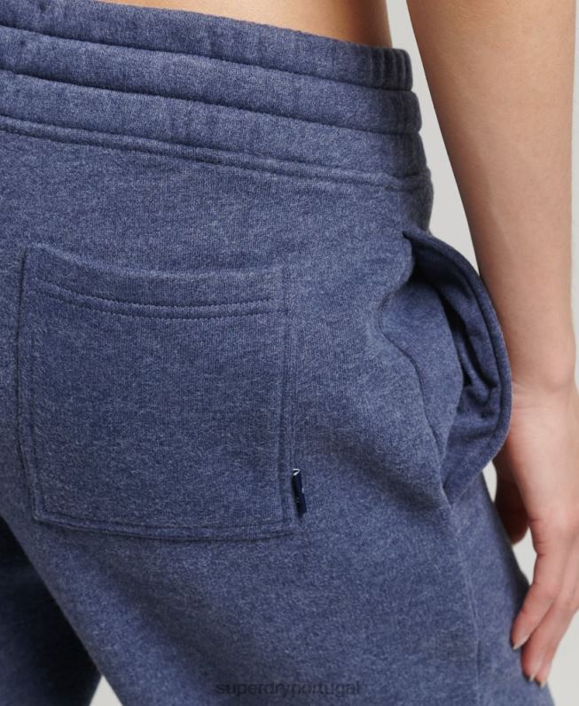 joggers universitários vintage mulheres marinha roupas Superdry 2208H6754