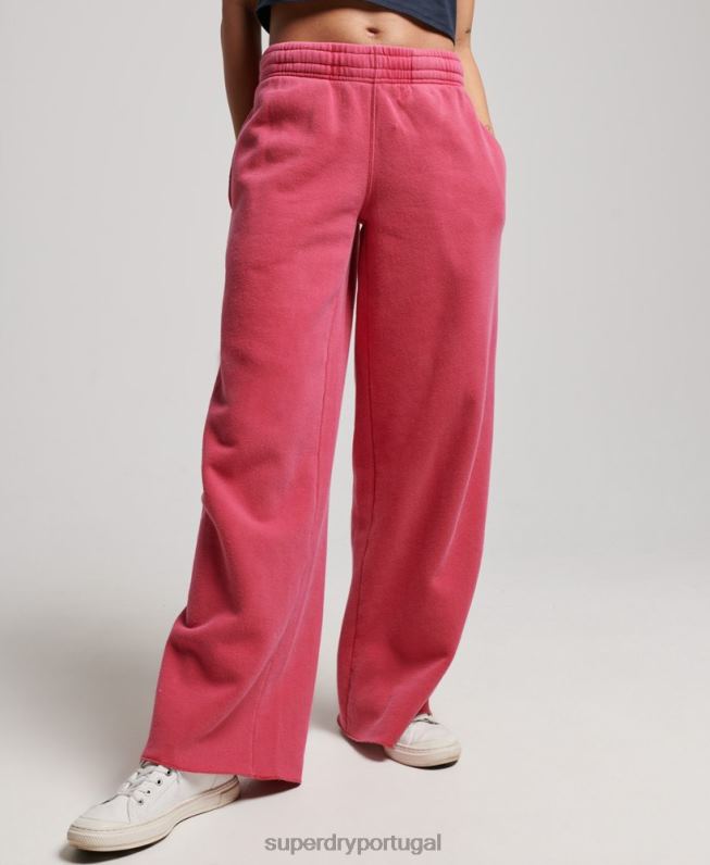 lavar corredores retos mulheres rosa roupas Superdry 2208H3894