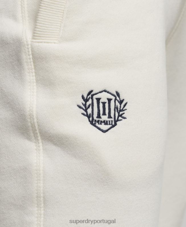 orgulho em joggers artesanais mulheres creme roupas Superdry 2208H6674