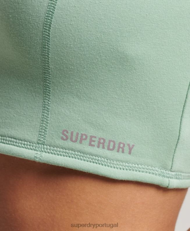 top de sutiã tecnológico mulheres verde roupas Superdry 2208H2998
