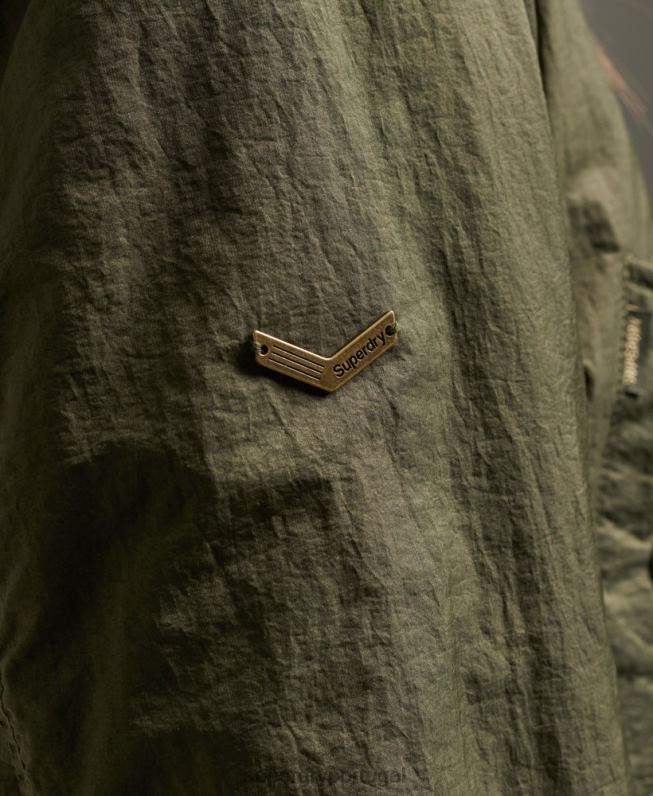 Jaqueta bomber militar aviator ma1 mulheres caqui roupas Superdry 2208H5569