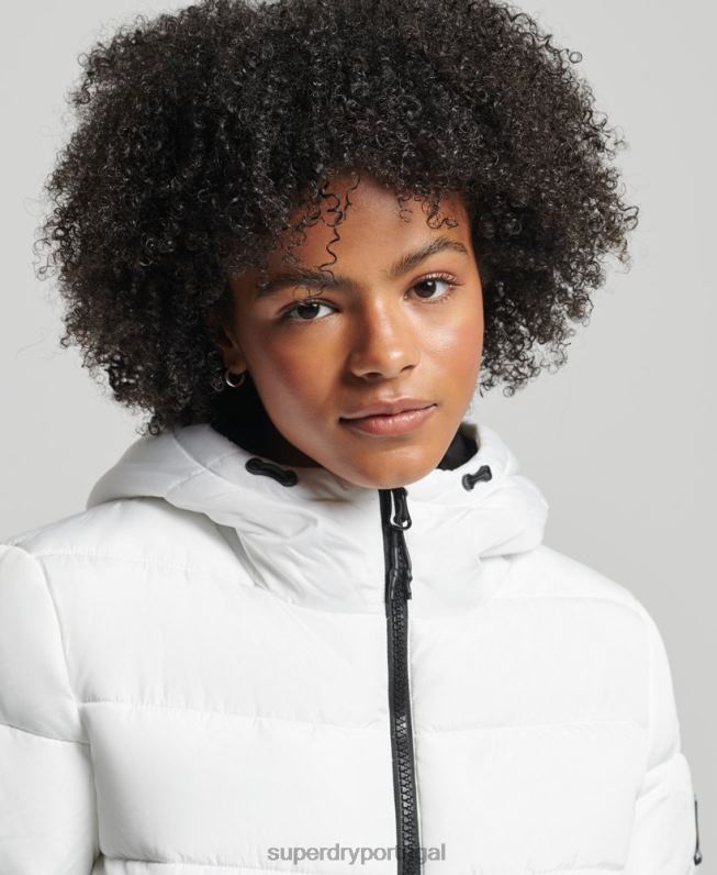 baiacu de esportes espirituais mulheres branco roupas Superdry 2208H5556