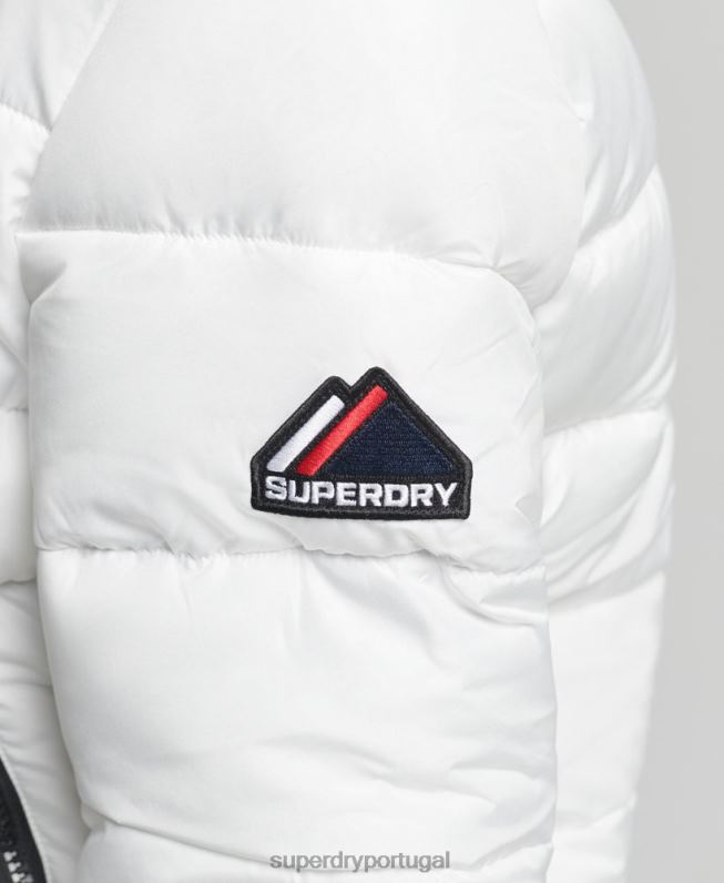 baiacu de esportes espirituais mulheres branco roupas Superdry 2208H5556