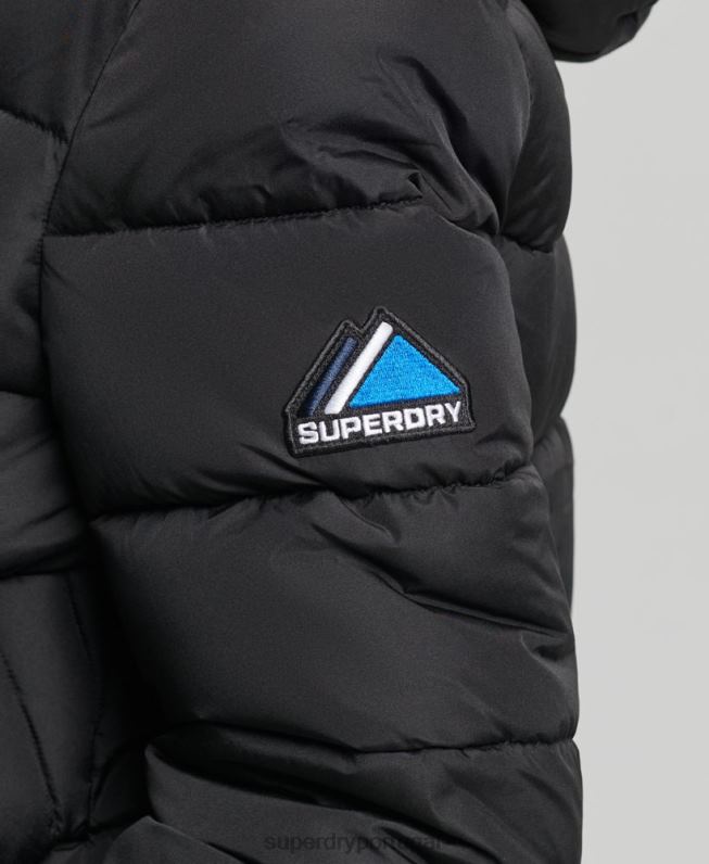 baiacu de esportes espirituais mulheres preto roupas Superdry 2208H5450