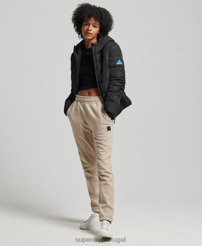 baiacu de esportes espirituais mulheres preto roupas Superdry 2208H5450