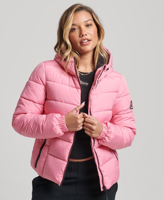 baiacu de esportes espirituais mulheres rosa roupas Superdry 2208H5428
