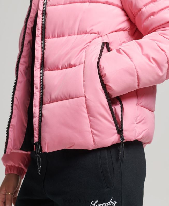 baiacu de esportes espirituais mulheres rosa roupas Superdry 2208H5428