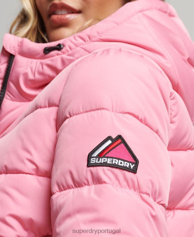 baiacu de esportes espirituais mulheres rosa roupas Superdry 2208H5428