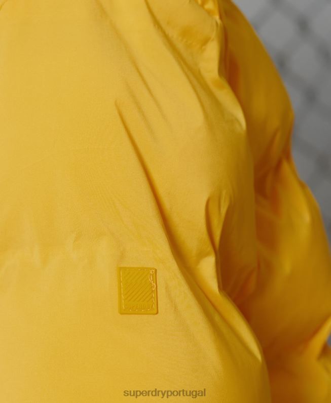 baiacu mulheres amarelo roupas Superdry 2208H5693