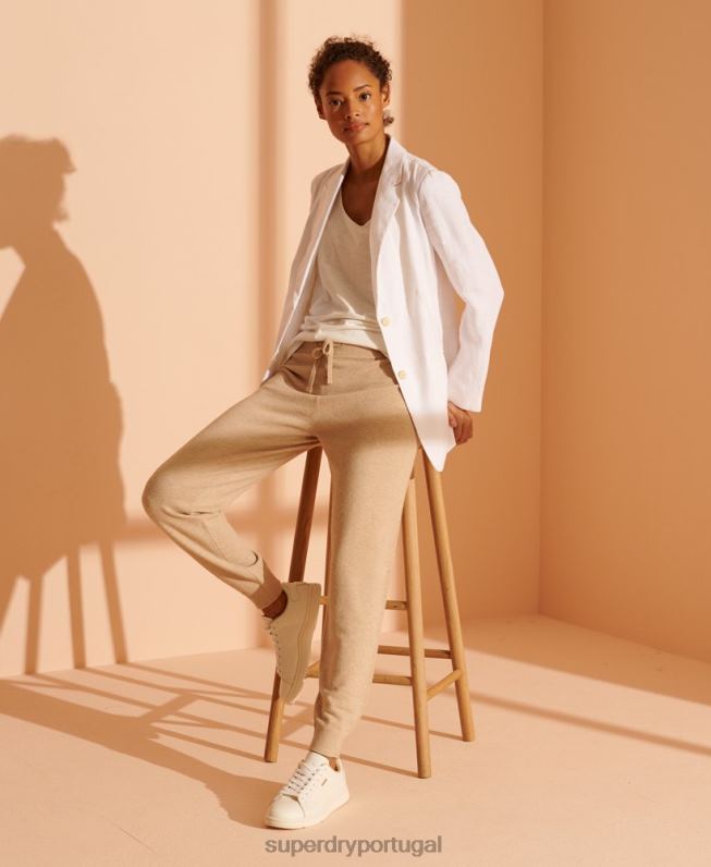 blazer de cânhamo edição limitada mulheres branco roupas Superdry 2208H5540