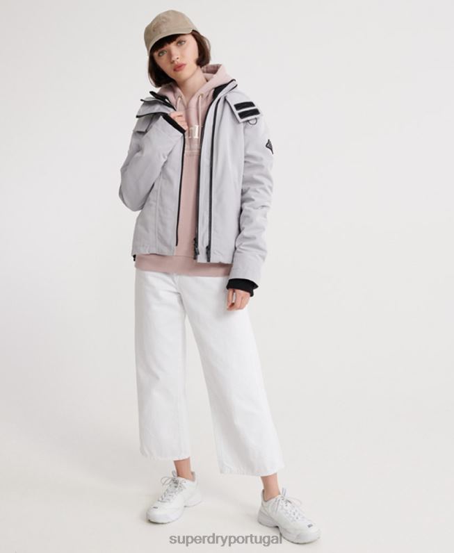 blusão sd técnico otomano mulheres creme roupas Superdry 2208H5704