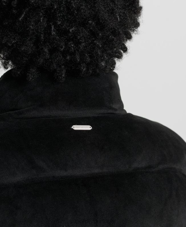 jaqueta alpina acolchoada mulheres preto roupas Superdry 2208H5630