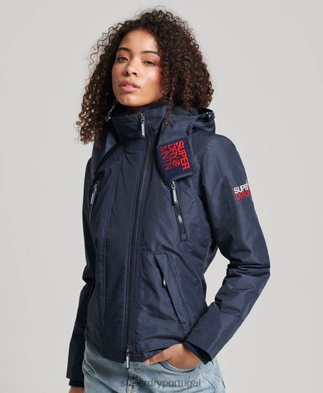 jaqueta blusão mountain sd mulheres marinha roupas Superdry 2208H3558