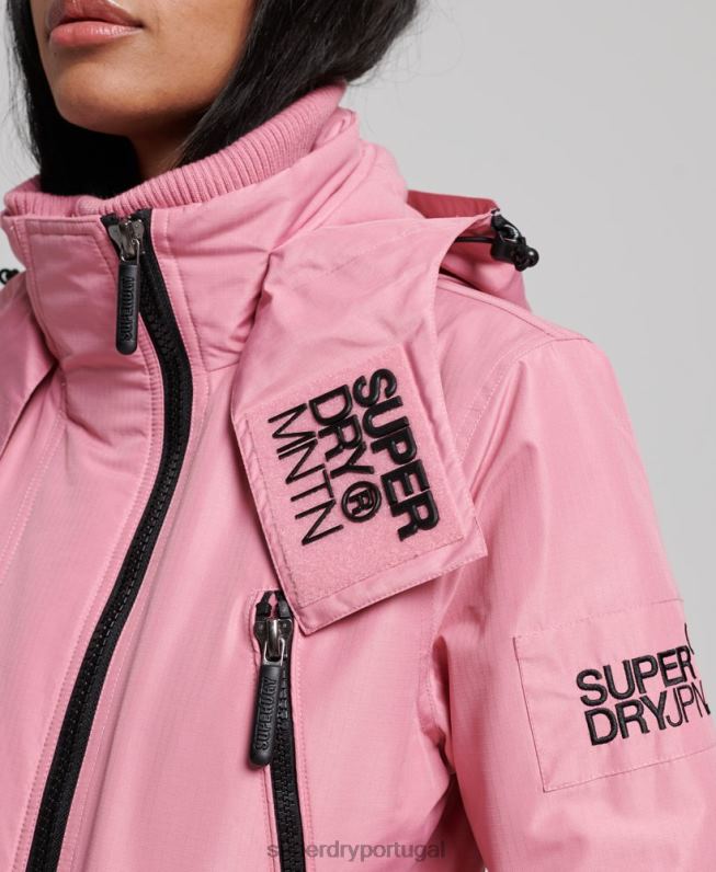 jaqueta blusão mountain sd mulheres rosa roupas Superdry 2208H3833