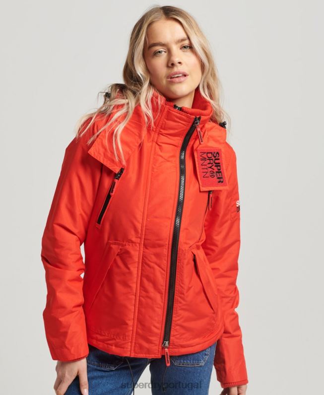 jaqueta blusão mountain sd mulheres vermelho roupas Superdry 2208H3554