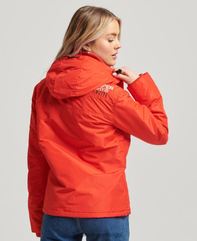 jaqueta blusão mountain sd mulheres vermelho roupas Superdry 2208H3554