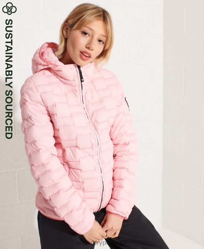 jaqueta blusão sd expedição down mulheres rosa roupas Superdry 2208H5694