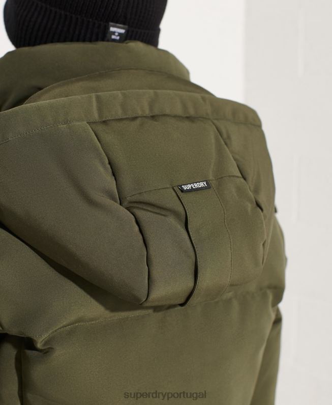 jaqueta bomber code everest mulheres caqui roupas Superdry 2208H5613