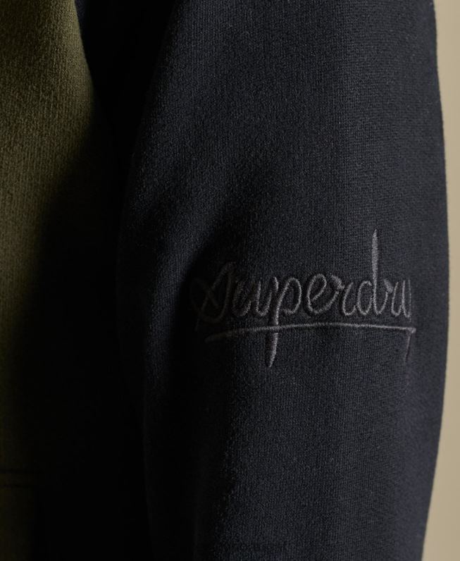 jaqueta bomber de jérsei de linhas cruzadas mulheres verde roupas Superdry 2208H5827
