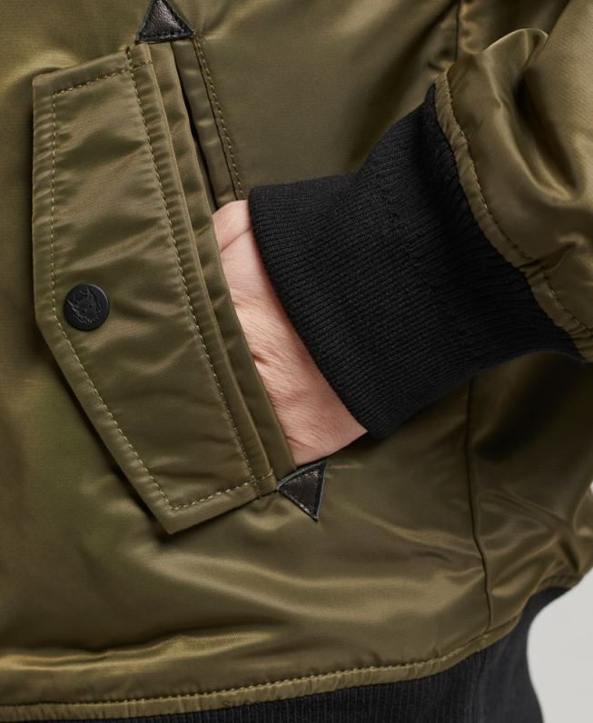 jaqueta bomber energy ma2 mulheres verde roupas Superdry 2208H5508