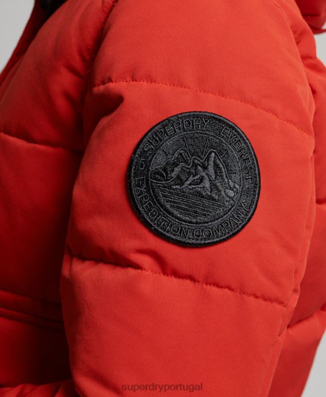 jaqueta bomber everest mulheres vermelho roupas Superdry 2208H3770