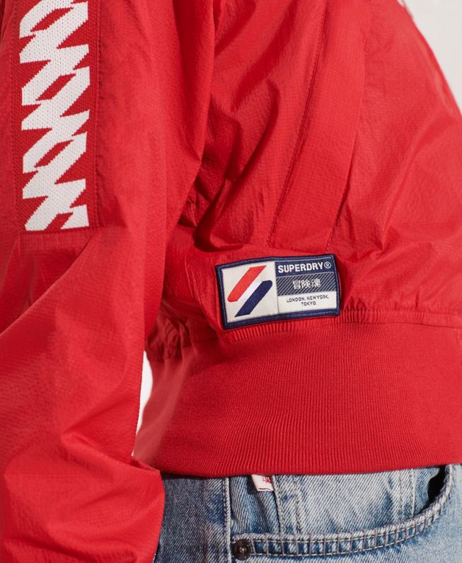 jaqueta code energy sd-windrunner mulheres vermelho roupas Superdry 2208H5670