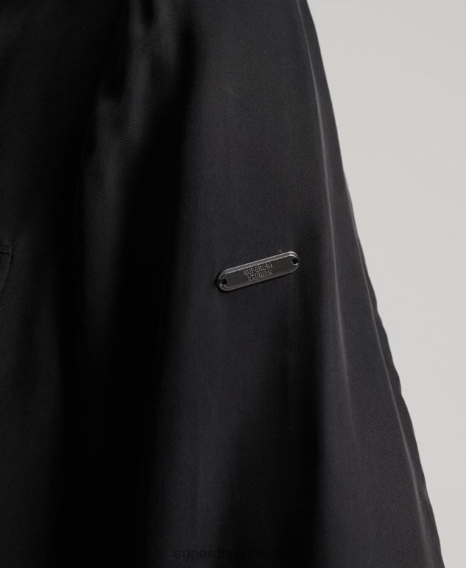 jaqueta cupro m65 mulheres preto roupas Superdry 2208H3613