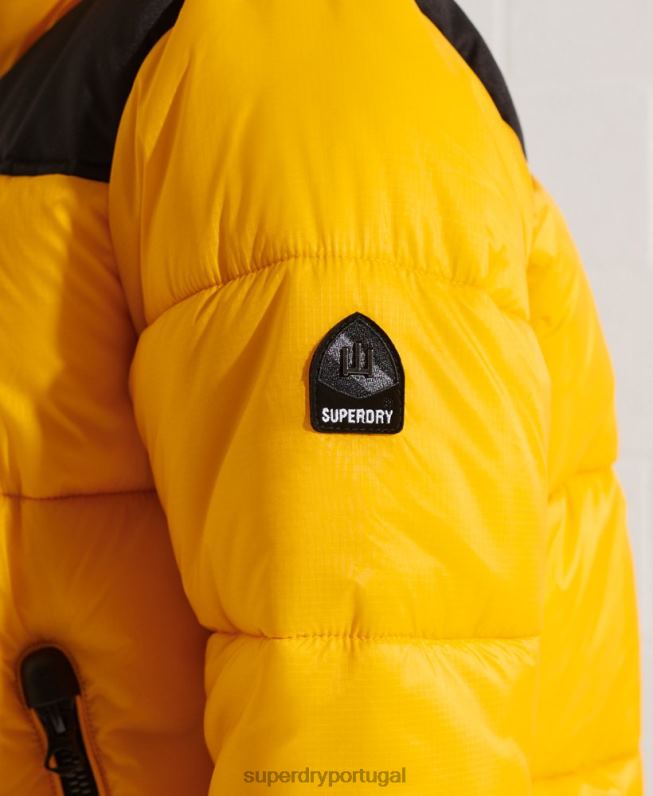 jaqueta de código mulheres amarelo roupas Superdry 2208H5477
