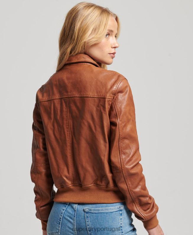jaqueta de clube indie mulheres bronzeado roupas Superdry 2208H5417